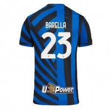 Inter Milan Nicolo Barella #23 Hjemmedrakt 2024-25 Kortermet